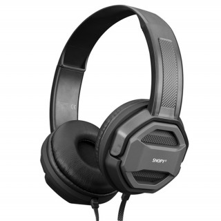 Snopy Headset - SN-101 "BONNY" (Fekete-Szürke) PC