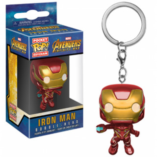 Funko Pop! Marvel: Avengers Infinity War: Iron Man Kulcstartó 