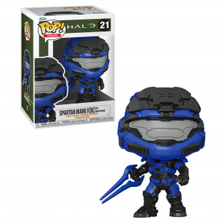 Funko Pop! Games: HaloInfinite- MarkV[B] w/BlueESwordw/Chase #50 Vinyl Figura Ajándéktárgyak