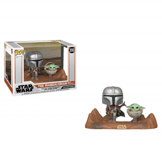 Funko Pop! Moment: Mandalorian-Mandalorian&Child #369 Vinyl Figura Ajándéktárgyak