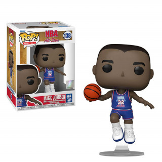 Funko Pop! NBA: Legends-Magic Johnson (BlueAllStarUni1991) #138 Vinyl Figura Ajándéktárgyak