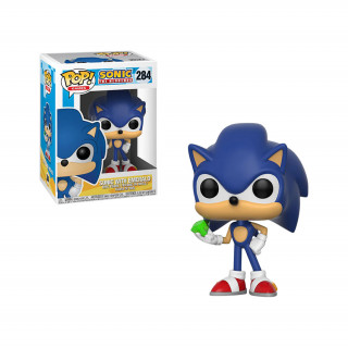 Funko Pop! Games: Sonic The Hedgehog - Sonic With Emerald #284 Vinyl Figura Ajándéktárgyak