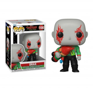 Funko Pop! Marvel: The Guardians of the Galaxy Holiday Special - Drax #1106 Bobble-Head Vinyl Figura Ajándéktárgyak