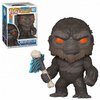 Funko Pop! Movies: Godzilla Vs Kong- Kong w/Battle Axe #1021 Vinyl Figura Ajándéktárgyak