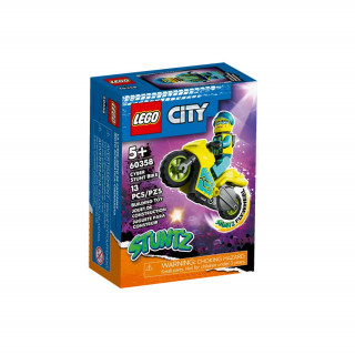 LEGO City Cyber kaszkadőr motorkerékpár (60358) 