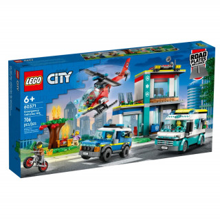 LEGO City Mentő járművek központja (60371) Játék