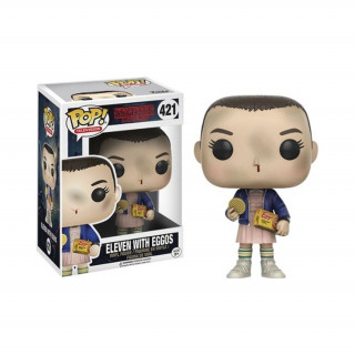 Funko Pop! TV: Stranger Things - Eleven (Eggos) #421 Vinyl Figura AJÁNDÉKTÁRGY