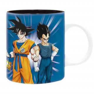 Dragon Ball Hero - Bögre - 320 ml - Goku,Vegeta,Broly - Abystyle Ajándéktárgyak