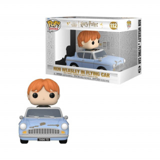 Funko Pop! Rides Super Deluxe: Harry Potter CoS Anniversary 20th - Ron Weasley in Flying Car #112 Vinyl Figura 