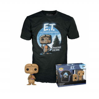 Funko Pop! & Tee (Adult): E.T. - E.T. with Candy (Special Edition) Vinyl Figura & Póló (M) 