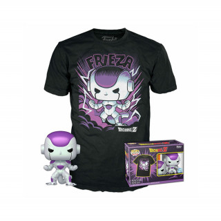 Funko Pop! & Tee (Adult): Dragon Ball Z - Frieza 4th Form Vinyl Figura & Póló (XL) AJÁNDÉKTÁRGY