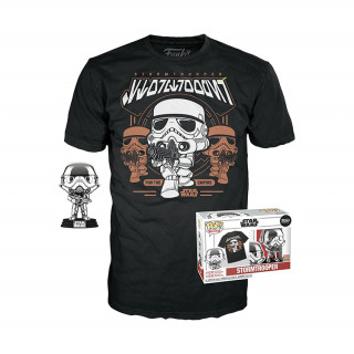 Funko Pop! & Tee (Adult) Disney: Star Wars - Stormtrooper (Special Edition) Vinyl Figura & Póló (XL) AJÁNDÉKTÁRGY