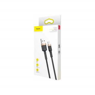 Baseus Cafule USB/Lightning töltőkábel 1m arany-fekete Mobil