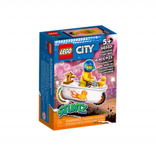 LEGO City Fürdőkádas kaszkadőr motorkerékpár (60333) Játék