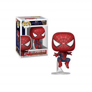 Funko Pop! Marvel: Spider-Man No Way Home - Spider Man Friendly Neighborhood (Leaping) #1158 Bobble-Head Vinyl Figura Ajándéktárgyak