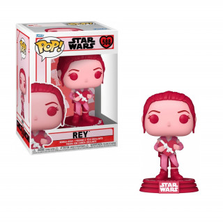 Funko Pop! Disney Star Wars: Valentines S3 - Rey #588 Bobble-Head Vinyl Figura Ajándéktárgyak