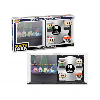 Funko Pop! Albums Deluxe: South Park Boy Band - Kyle/Stan/Cartman/Kenny Boyband (The #1 Smash Hit) #42 Vinyl Figurák Ajándéktárgyak