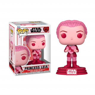 Funko Pop! Disney Star Wars: Valentines S3 - Princess Leia #589 Bobble-Head Vinyl Figura Ajándéktárgyak