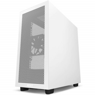 NZXT H7 Flow Fehér/Fekete (Táp nélküli) ablakos ATX ház PC