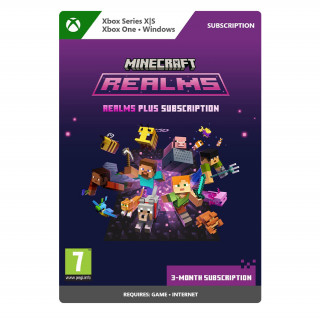 Minecraft Realms Plus 3 Hónapos Előfizetés (ESD MS) Xbox Series