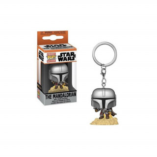 Funko Pop! Keychain: Mandalorian- Mando w/Blaster Ajándéktárgyak