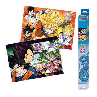 DRAGON BALL - Set 2 Chibi Poszterek - Abystyle AJÁNDÉKTÁRGY