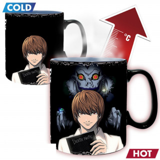 Death Note "Kira & L" Hőre Változó Bögre (460 ml) - Abystyle Ajándéktárgyak