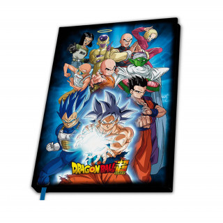 Dragon Ball Super "Universe 7" A5 Premium Jegyzetfüzet - Abystyle Ajándéktárgyak