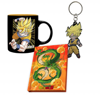 Dragon Ball - "Goku" Ajándékcsomag ( Bögre + Kulcstartó + Füzet ) 