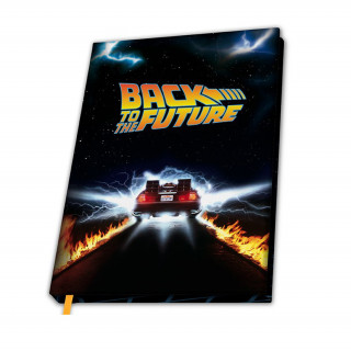 Back to the Future "DeLorean" Keményfedeles Füzet - Abystyle Ajándéktárgyak