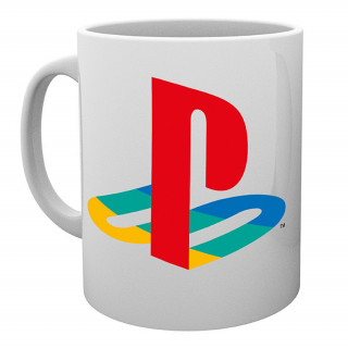 Abysse Playstation Bögre - 320 ml - Színes Logo - Abystyle Ajándéktárgyak