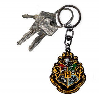 Harry Potter Hogwarts címer fém kulcstartó - Abystyle 