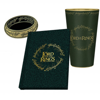 Lord Of The Rings "The Ring" Ajándékcsomag (XXL Pohár + Kitűző + Jegyzetfüzet) - Abystyle Ajándéktárgyak