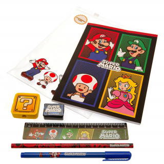 Super Mario (4 színű) -Írószer Szett - Abystyle Ajándéktárgyak
