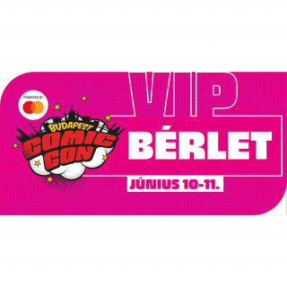 Budapest Comic Con - VIP Bérlet (Szombat-Vasárnap - Június 10-11.) Ajándéktárgyak