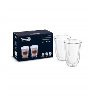 DeLonghi DLSC312 Latte Macchiato Üvegpohár 2 db 330 ml 