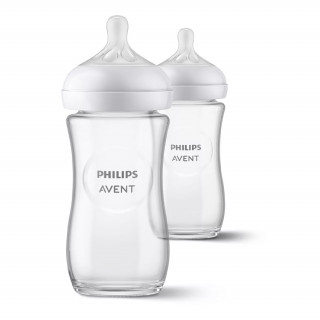 Philips Avent Natural SCY933/02 Üveg Cumisüveg 2 db (240ml) Otthon