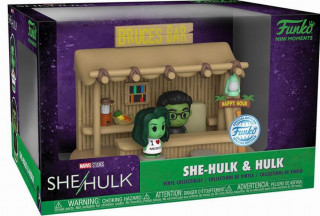 Funko Mini Moments: She-Hulk - She-Hulk & Hulk Vinyl Figurák Ajándéktárgyak