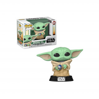 Funko Pop! #584 Disney Star Wars: Book of Boba Fett - Grogu with Armor Bobble-Head Vinyl Figura Ajándéktárgyak