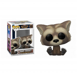 Funko Pop! #1208 Marvel: Guardians of The Galaxy Vol.3 - Baby Rocket Bobble-Head Vinyl Figura Ajándéktárgyak