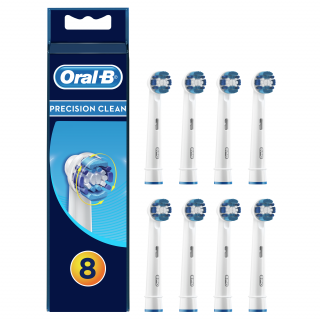 Oral-B EB20-8 Precision Clean Spare Head 8db Rainbow fej Otthon