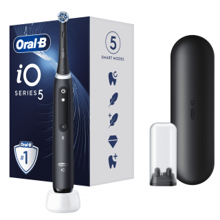 Oral-B iO5 elektromos fogkefe Matt Fekete Otthon
