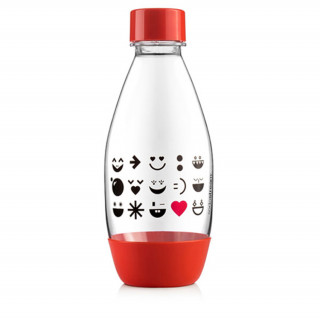 Sodastream Gyerekpalack Smiley Piros 0,5 l Otthon