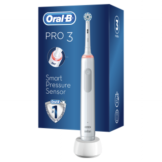 Oral-B PRO3 3000 Electric Toothbrush with Sensi Clean Head Otthon