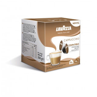 Lavazza Cappuccino Dolce Gusto Kompatibilis Kapszula 8+8 db 200g 