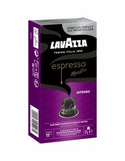 Lavazza Espresso Intenso Ground, Pörkölt Kávé Kapszula 10x5.7g Otthon