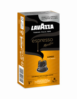 Lavazza Espresso Lungo Ground, Pörkölt Kávé Kapszula 10x5.6g Otthon