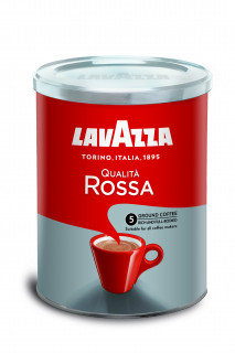 Lavazza Qualita Rossa Ground Coffe Metal Can 250g Otthon