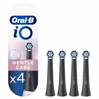 Oral-B iO fogkefefej Gentle Care 4 db Fekete Otthon