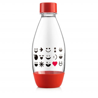 Sodastream Gyerekpalack Smiley Piros 0,5 l 